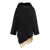 Fur Collar Parka with Asymmetric Hem
