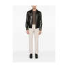 Beige Buttoned Pants with Pockets