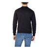 Black Long Sleeve Knitwear for Men