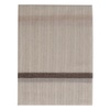 Striped Cashmere Scarf with Fringed Hemline