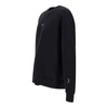 Black Cotton Sweatshirt with Mini Logos