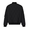 Quilted Bomber Jacket with Applique Logo
