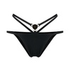 Black Sea Bikini Briefs with Medusa Plaque