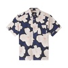 Floral Shirt with Navy Details