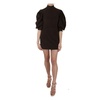 Brown Corduroy Bodycon Cotton Mini Dress