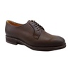 Brown Leather Blucher Shoe with Vibram Rubber Sole