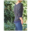 Sparkling Horizontal Striped V-Neck Sweater