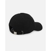 Embroidered Black Logo Cap