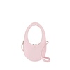 Pink Leather Mini Crossbody Bag