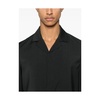 Dark Grey Camp Collar Shirt