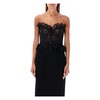 Black Lace Bustier Top