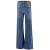 Wide-leg Jeans with Front and Back Pockets