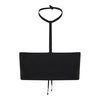 Halterneck bandeau top from Andreadamo featuring black