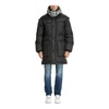 Hooded Down Jacket with Logo