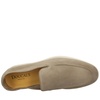 Suede Moccasins Rubber Outsole Logoed Leather