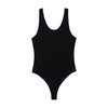 Black Scoop Neck Sleeveless Bodysuit