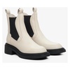 Women`s Beige & Black Leather Chelsea Boots Estro ER00114136