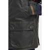 Waxed Gilet Archive Olive-S