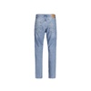 High-waist relaxed fit jeans, zip closure