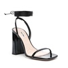 Leather Sandals with Square Toe