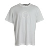 White Cotton Logo Crewneck T-shirt