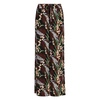High-rise printed trousers with drawstring waist