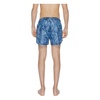 Blue Printed Swimwear with Laces