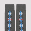 Neutral Grey Cotton Socks