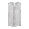 Ruffle Striped Blouse