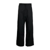 Black Sports Zipper Trousers