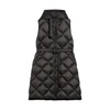 Iridescent Nylon Quilted Hooded Vest