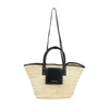 Black Handbag with Logo Lettering