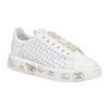 Floral Embroidered White Sneakers