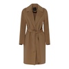 Camel Coat with Removable Belt