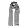 Elegant Grey Wool Blend Scarf