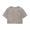 Cotton Crop T-shirt with Applications