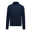 Warm Cotton Cable Knit Mock Neck Turtleneck