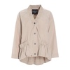 Ruched Poplin Jacket Dusty Quartz