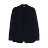 Blue Linen Viscose Blend Jacket