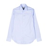Impeccabile regular fit shirt in light blue cotton