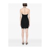 V-neck Twist Front Mini Dress