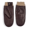 Premium Leather Gloves in Dark Brown