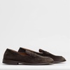 Suede Moccasin Dark Brown