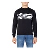 Black Long Sleeve Knitwear for Men