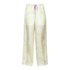 Printed silk wide-leg pants
