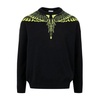 Black Wing Print Sweaters