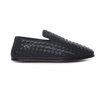 Intrecciato leather loafers