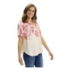 Elegant Rose Floral Blouse
