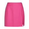 Fuchsia Split Mini Skirt