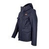 Mens Field Jacket with Hood, Blue